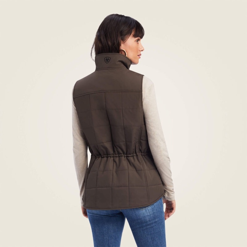 Ariat banyan bark insulated vest with synch back in a size medium - Picture 2 of 10